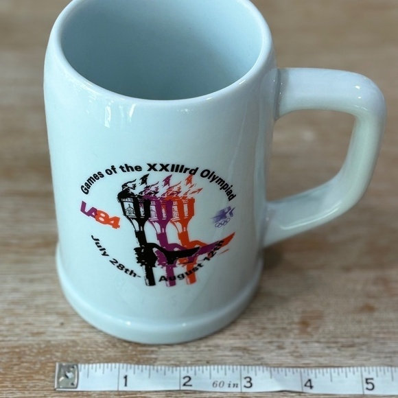 Vintage Torch 1983/1984 LA Olympic Star In Motion Mug - Picture 5 of 7